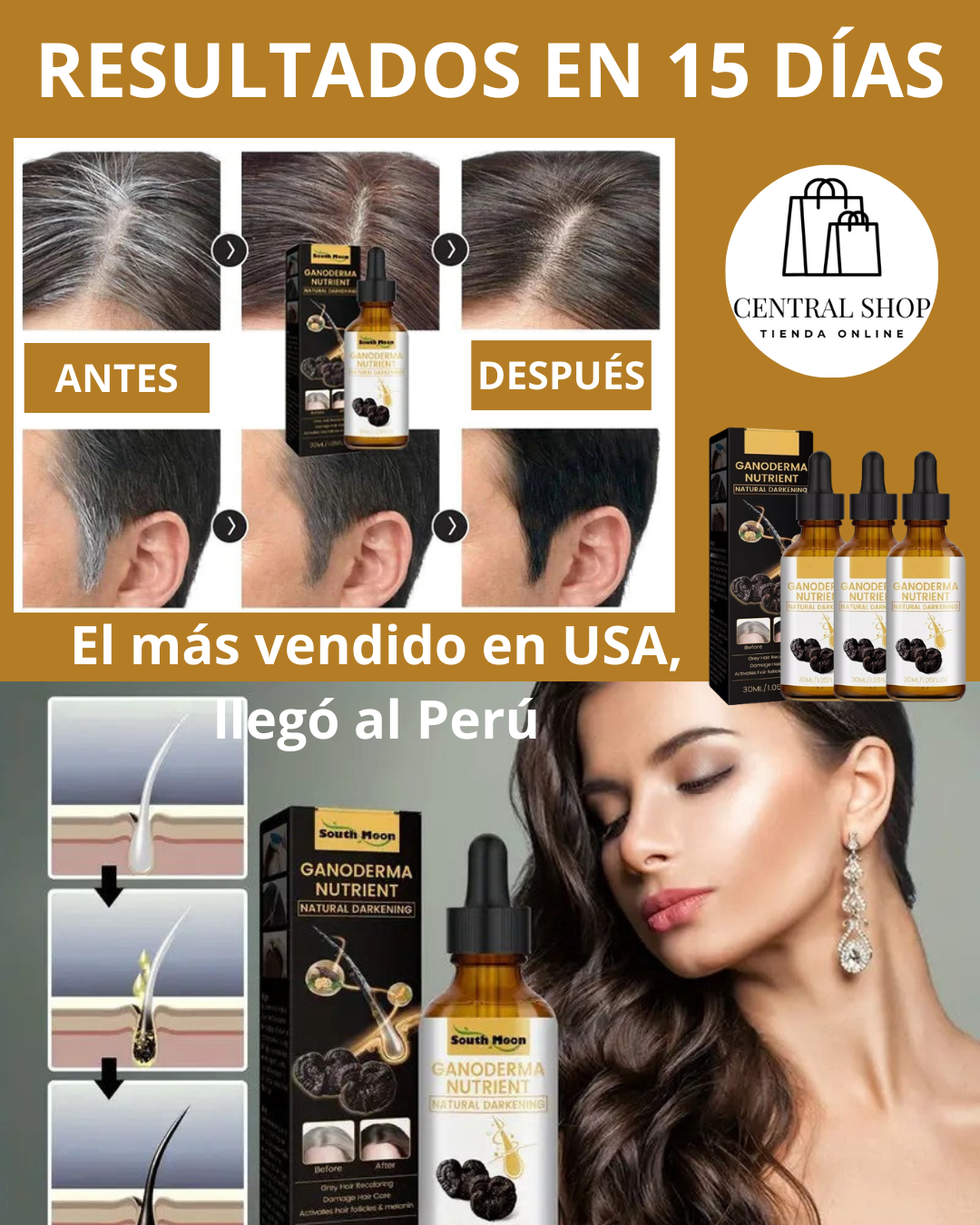 SOUTH MOON™ - Tratamiento Anti Canas