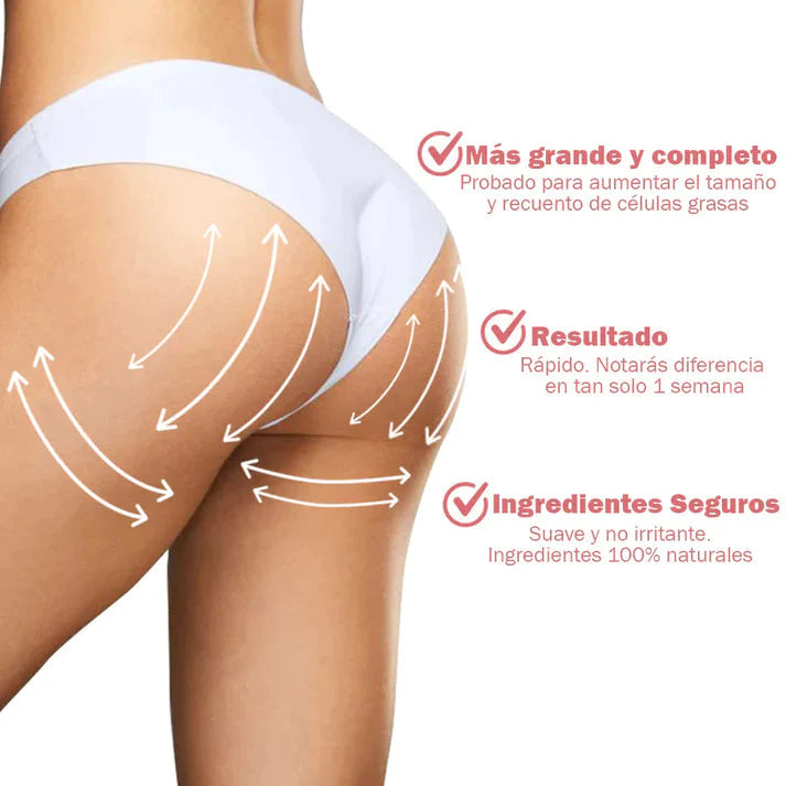 BOOTY MAX PRO® - Crema Potenciadora de Glúteos