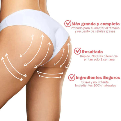 BOOTY MAX PRO® - Crema Potenciadora de Glúteos
